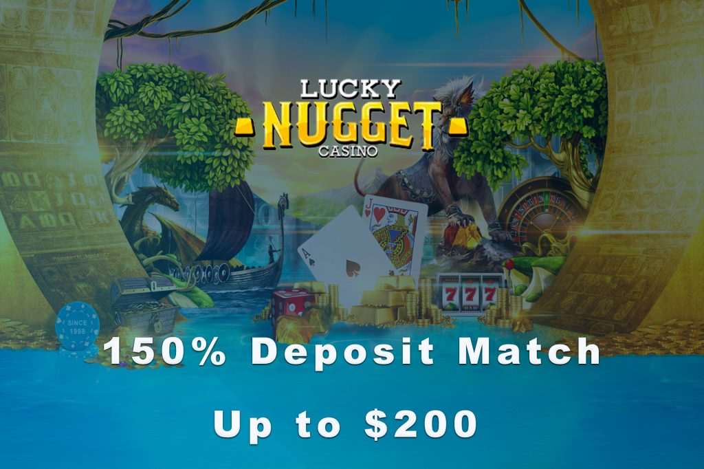 lucky nugget casino bonus